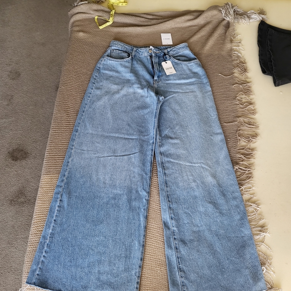 High Rise Wide Leg Jeans